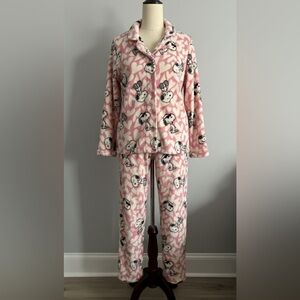 Peanuts Pink Snoopy Pajama Set for Kids